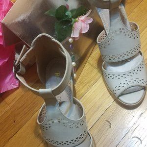 Block Heeled Dress Sandals